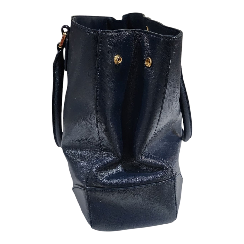 Tory Burch Navy Blue Tote Bag - Picture 13 of 16